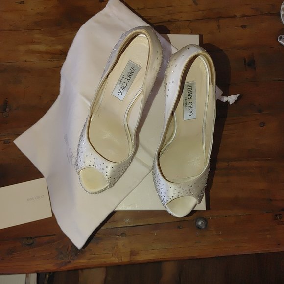 Jimmy Choo Salt in Ivory (White) - SZ 39 - Picture 6 of 7